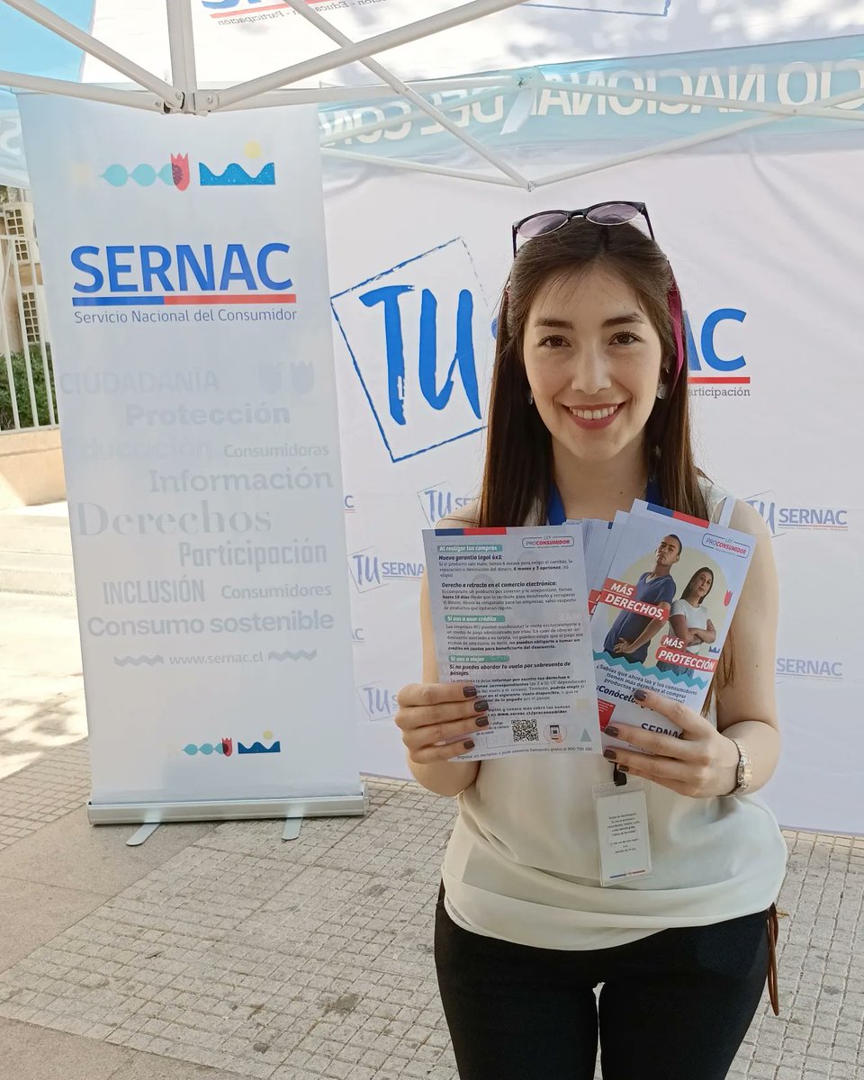 HOY🔵 Lanzamiento de Campaña de "Ley Pro Consumidor" denominada ”Más Derechos, Más Protección" director regional de <a href="/SERNAC/">SERNAC</a> junto a la Seremi <a href="/fcaglianos/">francisca cagliano</a> hicieron un llamado a la ciudadanía a protegerse en materia de consumo en fiestas de fin de año y período de vacaciones