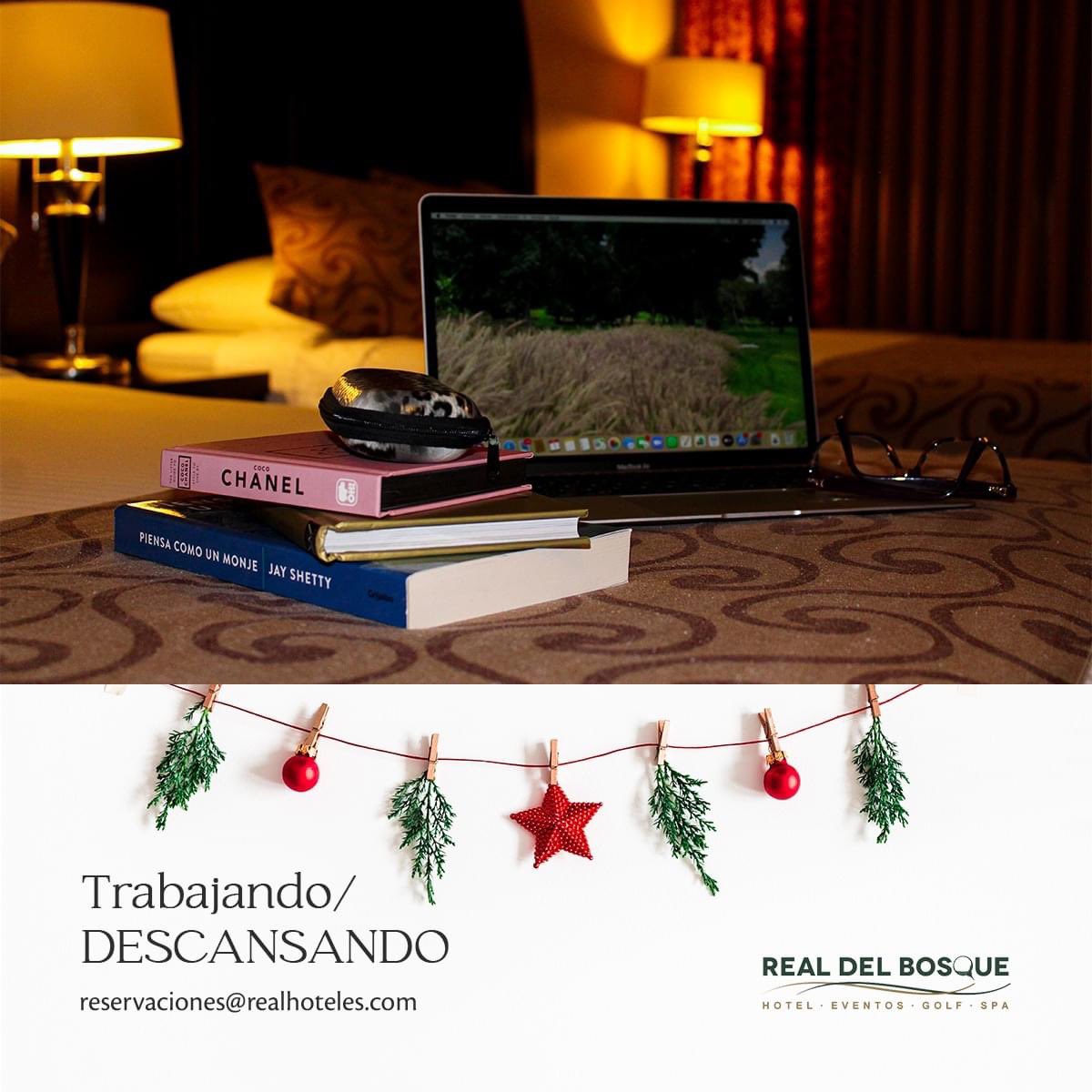Realdelbosque's tweet photo. ¿Quieres sentir que son vacaciones, aunque estés trabajando?
Tenemos una propuesta… #RealDelBosque 

#Tula  #Hidalgo #ViajeDeNegocios #Restaurante #Alberca #Gimnasio #Navidad https://t.co/Rx34KrtlzC