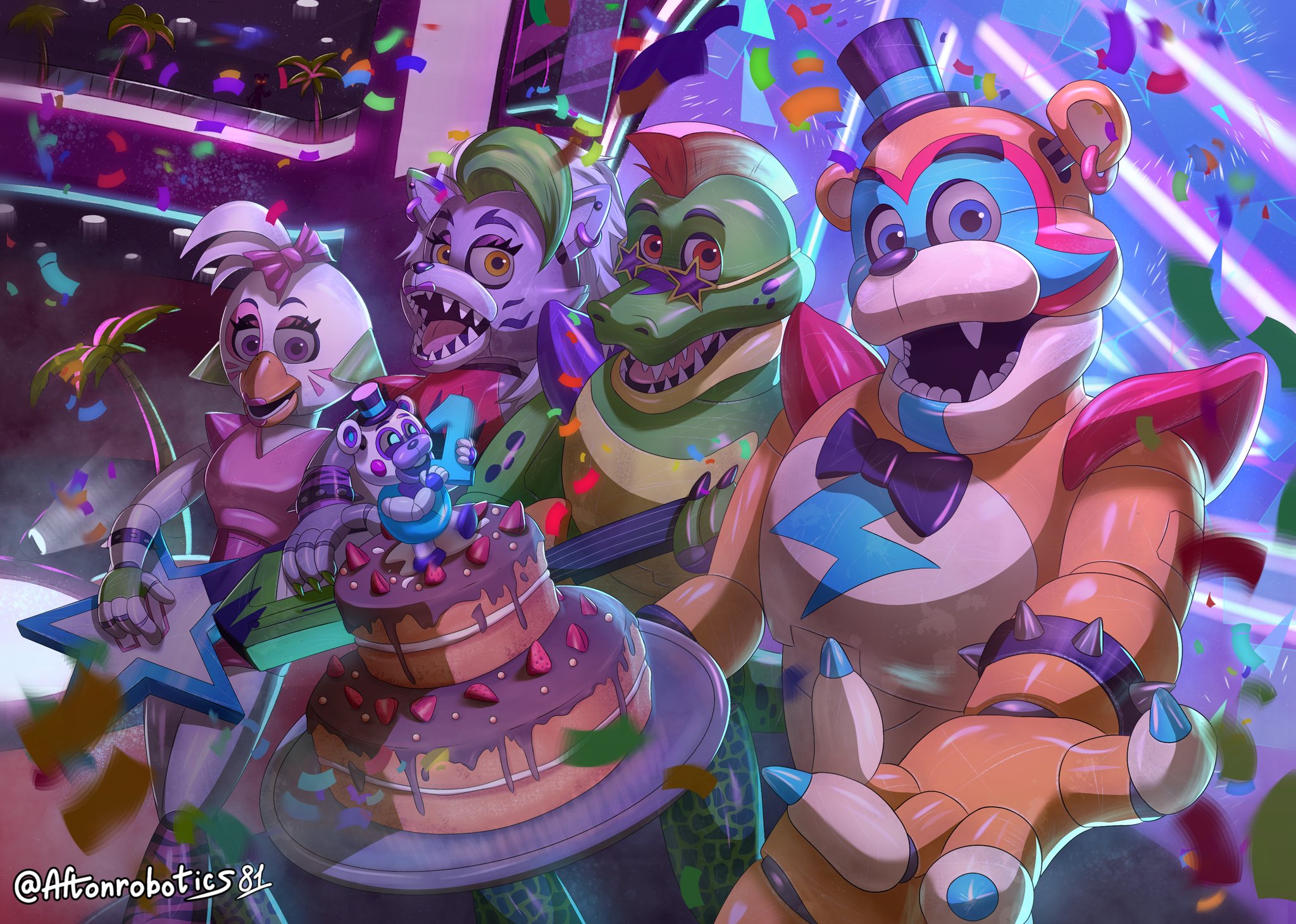 ️Alex 🐰🔪(1K DTIYS!) on Twitter "HAPPY 1 ANNIVERSARY SECURITY BREACH 🐻🐊