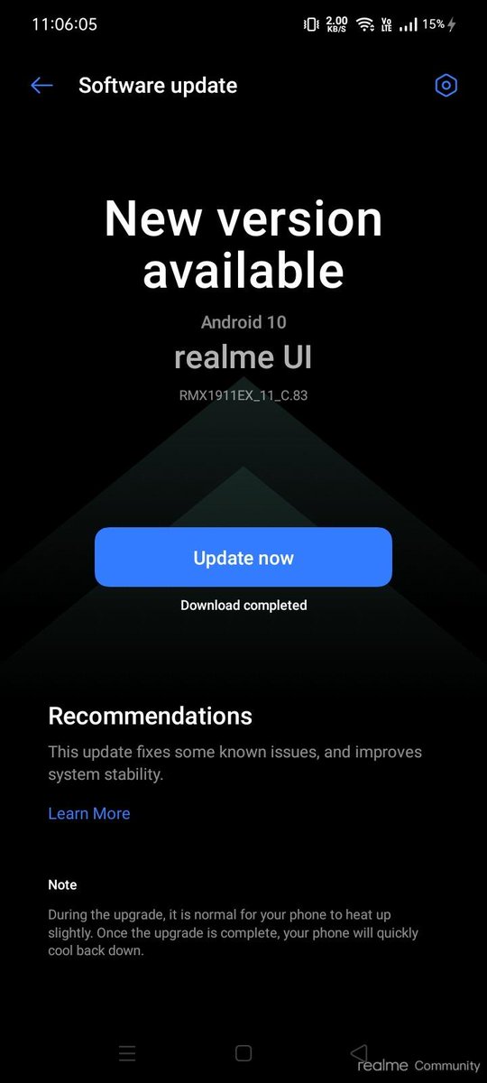 ravi3dfx's tweet photo. #realme5 #realme5i &amp; #realme5S 
Are getting December 2022 OTA Update,  🙊🤯
but why #realmext is not getting December OTA Update 🥺 🥲

Stop Saying No Plans for next update @realmecareIN 🧐 😹

#realme #daretoleap #realme10Pro #realme10ProPlus5G #realme10ProSeries5G https://t.co/vm2jOEfflb