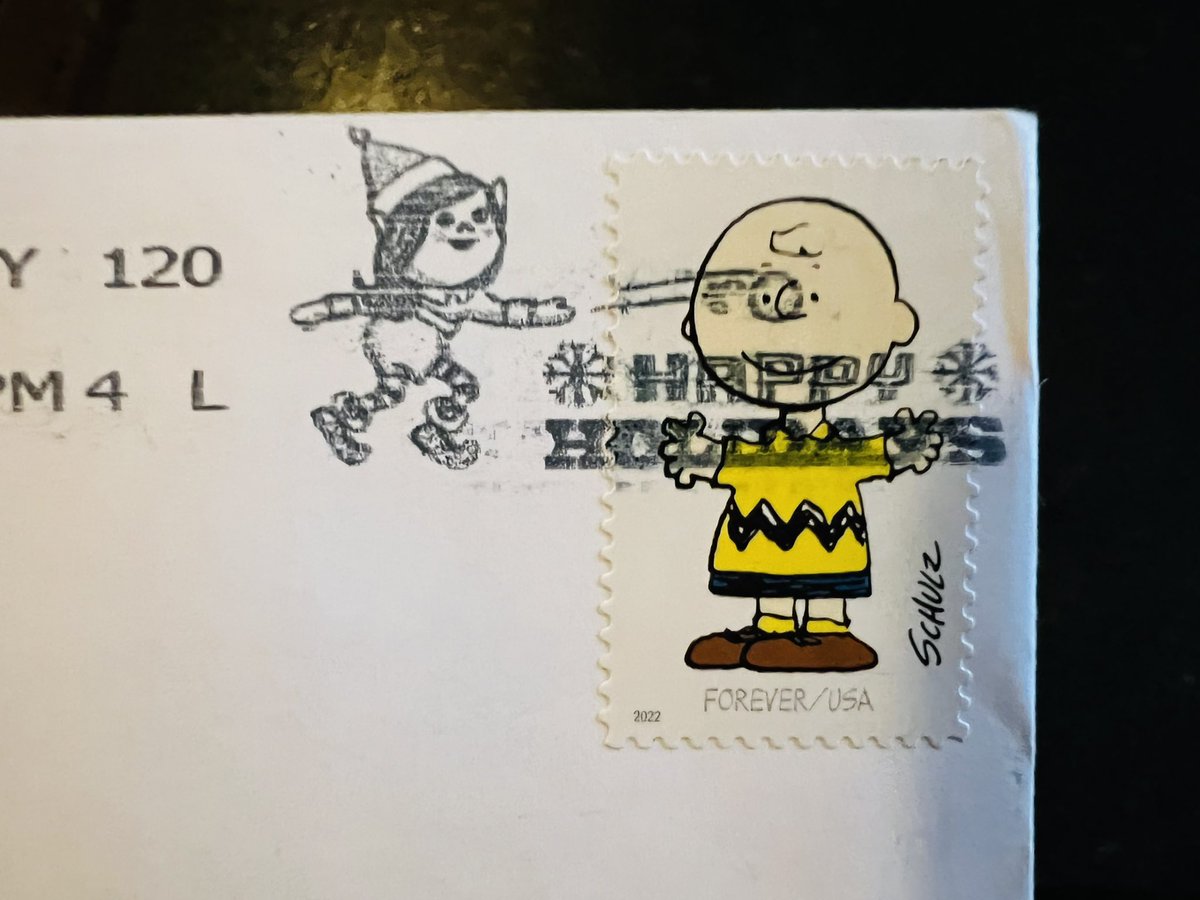 Good grief… this elf is tossing snow in Charlie Brown’s eyes