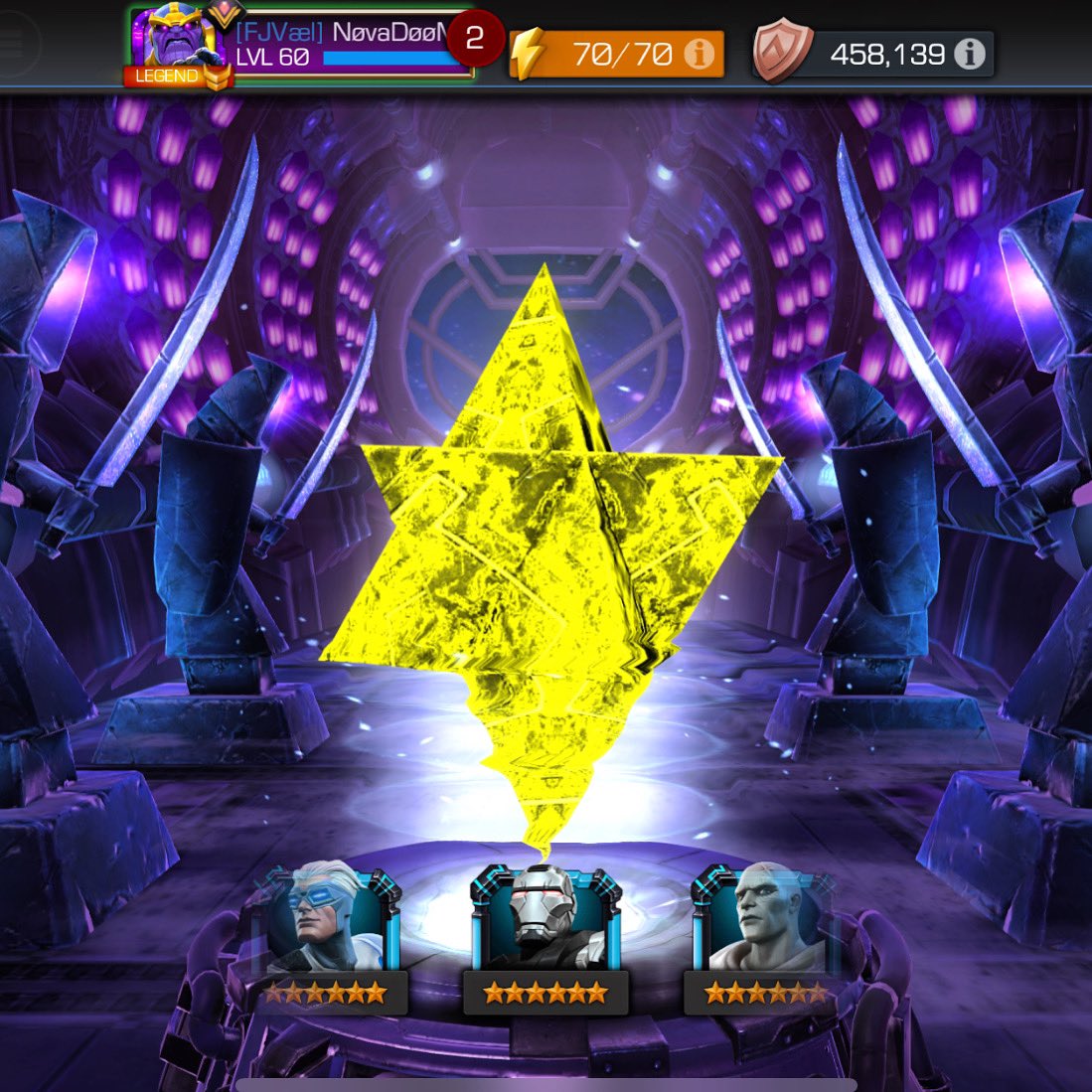 Nova_Doom54's tweet photo. Featured troll roll lands right in between two dope features… It’s like there was two hot chicks at the bar, and the only one who wants to talk is their Swamp Donkey friend in between them. 🤣🤣🤣🤣
@MarvelChampions 
#marvelcontestofchampions #mcoc #contestofchampions #kabammed https://t.co/ZIC4YcHaJw