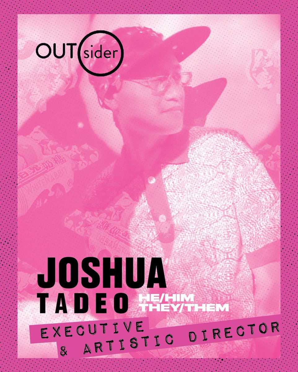 OUTsiderFest's tweet image. OUTsider is so thrilled to announce Sarah Schoonhoven as our new Board President and Joshua Tadeo as our new Executive &amp;amp; Artistic Director.