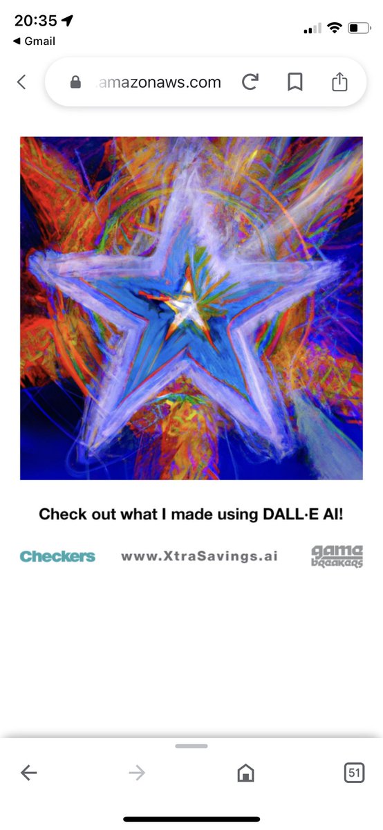 BlonskiJo's tweet photo. @CheckersSA Christmas Star #CheckersAI https://t.co/SxMWTsItNX