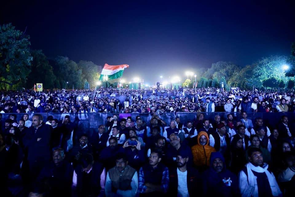 INCTelangana's tweet photo. Sunidhi Chauhan's @SunidhiChauhan5 tunes at Albert Hall Jaipur, #100DAYSOFYATRA &amp; India Joint Music Festival...

We have to unite India, together with tune.

#BharatJodoYatra https://t.co/szVdOZwVPx