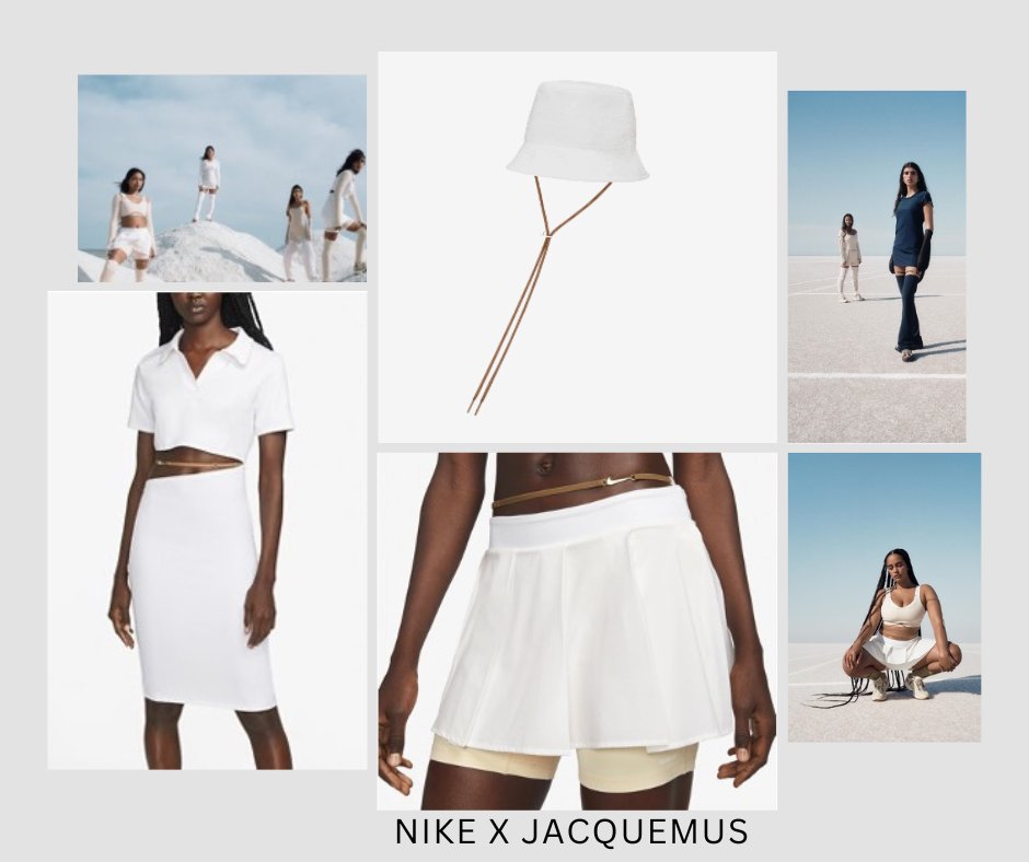 A capsule that reinterprets athletic women’s sportswear from vintage ACG styles and Nike campaigns from the 90s. According to them the web