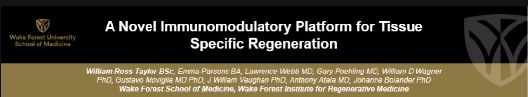 RossTay2023's tweet photo. Excited to have been selected to present a poster at the 2023 Southeastern Fracture Symposium! Can’t thank my mentors and peers enough for their unwavering support. #RegenerativeMedicine #WFSOM #WFIRM #SEFS2023 #orthotwitter @SEFCOrtho https://t.co/dQ2eXu9828