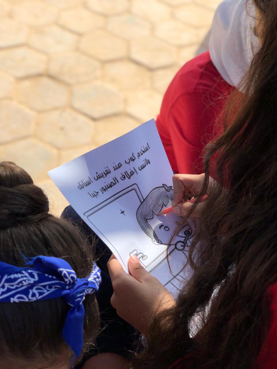 moustafa_refaat's tweet photo. In #Northsinai, Egypt, our #WASH volunteers "@EG_Red_Crescent" participate in climate change initiatives to train students and #children how to adapt to #climate change and rationalise #water consumption.
#Timeforimplementation
#ClimateAction
#redcross #redcrescent https://t.co/dZsodFvjtB