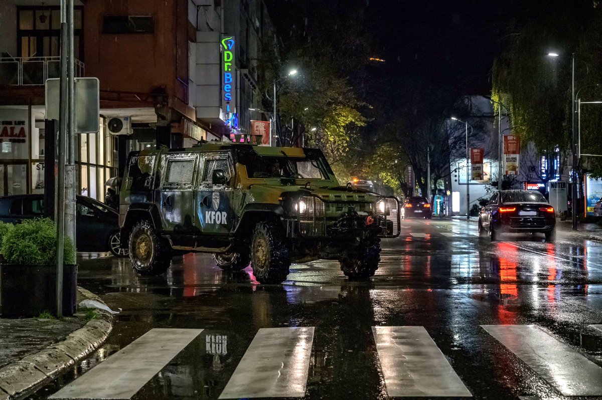 NATO Kosovo Force - KFOR (@nato_kfor) on Twitter photo We are closely monitoring the situation in northern #Kosovo. <a href="/NATO_KFOR/">NATO Kosovo Force - KFOR</a> has the capability & personnel to provide a safe and secure environment & freedom of movement for all communities under our #UN mandate UNSCR 1244 of 1999. We are closely monitoring the situation in northern #Kosovo. <a href="/NATO_KFOR/">NATO Kosovo Force - KFOR</a> has the capability & personnel to provide a safe and secure environment & freedom of movement for all communities under our #UN mandate UNSCR 1244 of 1999.