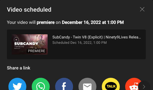 ninety9live's tweet photo. Join us for the premiere of SubCandy's 'Twin V8' Today @ 1PM PT 

https://t.co/TuguYg4KAq via @YouTube https://t.co/6cHvWrjzZW