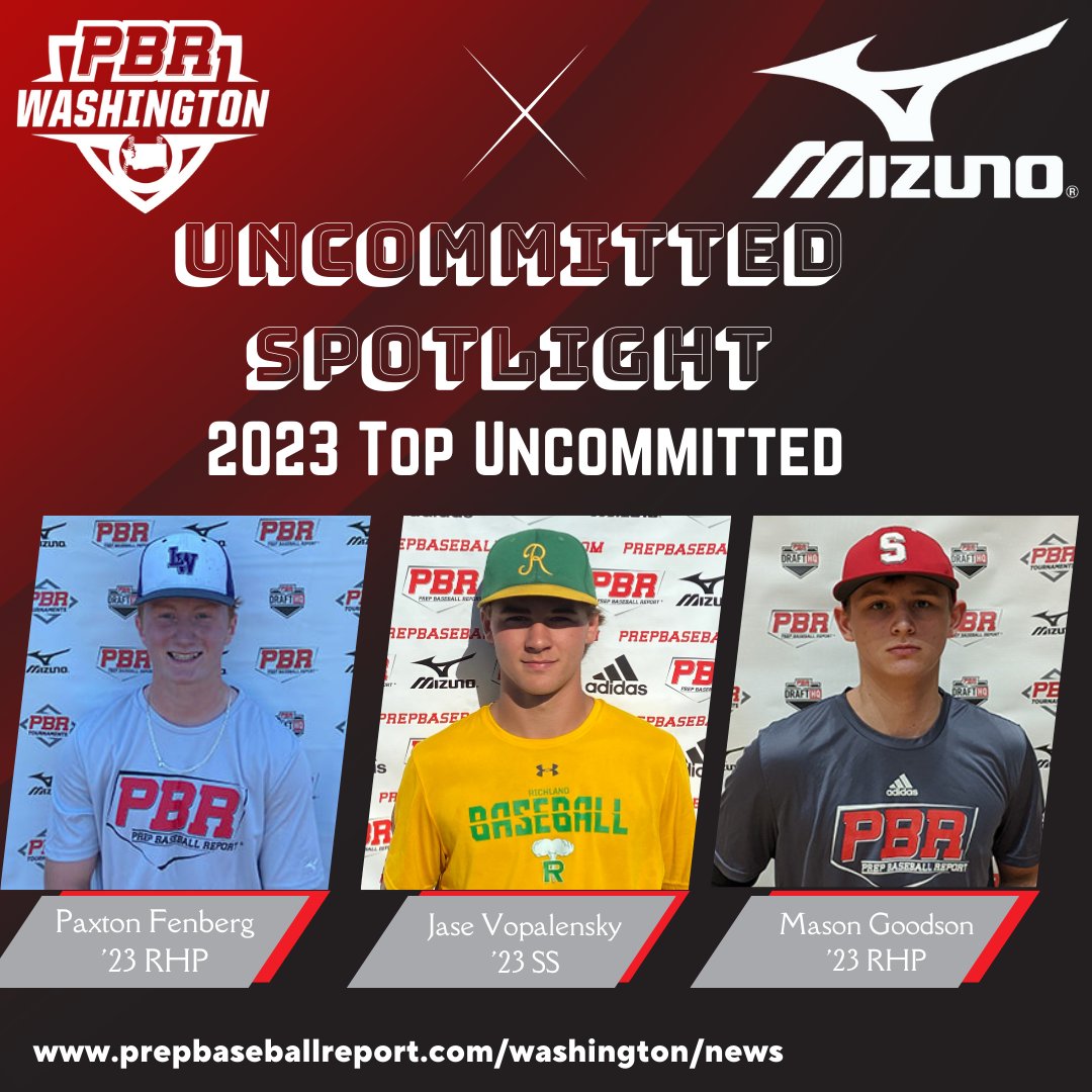 Prep Baseball Washington (@prepbaseballwa) on Twitter photo ๐ค๐ท๐ฌ๐ธ๐ถ๐ถ๐ฒ๐ฝ๐ฝ๐ฎ๐ญ ๐ข๐น๐ธ๐ฝ๐ต๐ฒ๐ฐ๐ฑ๐ฝ - ๐๐๐๐ ๐๐จ๐ฉ ๐๐ง๐๐จ๐ฆ๐ฆ๐ข๐ญ๐ญ๐๐
Here are 3 of the top #uncommitted prospects available in the 2023 class as we head into next year
<a href="/prepbaseball/">Prep Baseball</a> || @PBR_Uncommitted
๐prepbaseballreport.com/news/WA/Uncommโฆ ๐ค๐ท๐ฌ๐ธ๐ถ๐ถ๐ฒ๐ฝ๐ฝ๐ฎ๐ญ ๐ข๐น๐ธ๐ฝ๐ต๐ฒ๐ฐ๐ฑ๐ฝ - ๐๐๐๐ ๐๐จ๐ฉ ๐๐ง๐๐จ๐ฆ๐ฆ๐ข๐ญ๐ญ๐๐
Here are 3 of the top #uncommitted prospects available in the 2023 class as we head into next year
<a href="/prepbaseball/">Prep Baseball</a> || @PBR_Uncommitted
๐prepbaseballreport.com/news/WA/Uncommโฆ