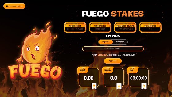 FuegoToken's tweet photo. We have updated our staking UI 🔥

Stake your $FUEGO to earn $FUEGO 🔥

🔥 https://t.co/CdA6nEEiQM 🔥

#Ethereum #Play2Burn #Deflationary #staking https://t.co/cTjReFLCJO