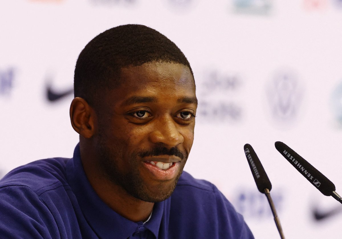 🎙️ Ousmane Dembélé: "Bu virüsü kapmaktan korkmuyorum. Adrien Rabiot ile Dayot Upamecano'nun baş ve mide ağrısı vardı, onlara ballı zencefilli bir çay yaptım." 🍵 #FRA