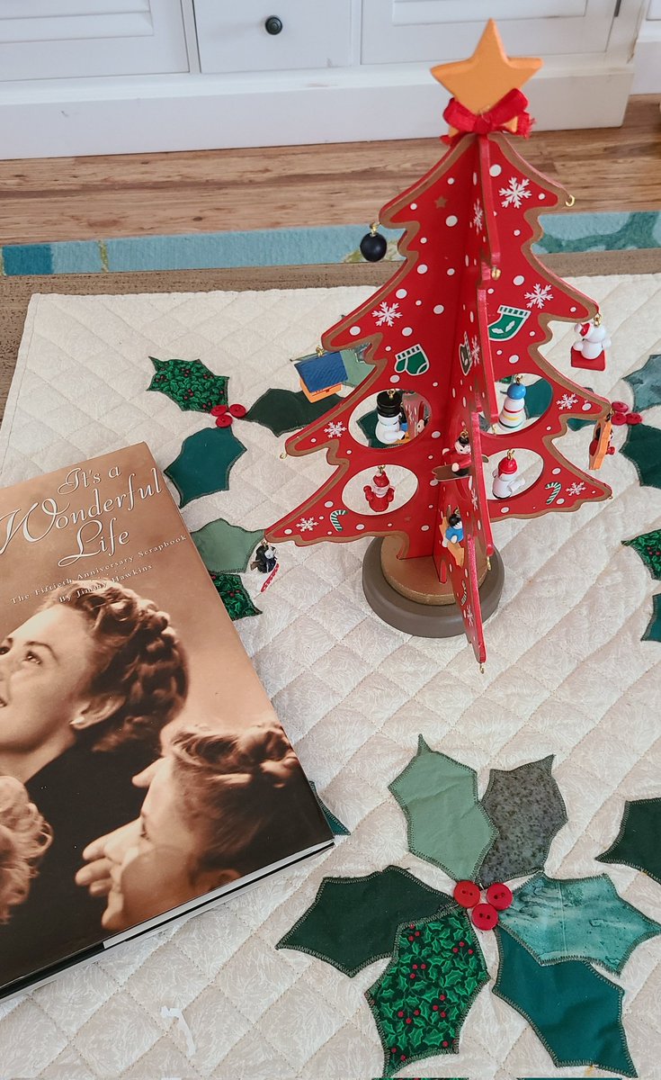 Adding ornaments to my little Advent tree given to me by a friend who brought it back from a trip to Germany last year! Show us your Advent calendars.