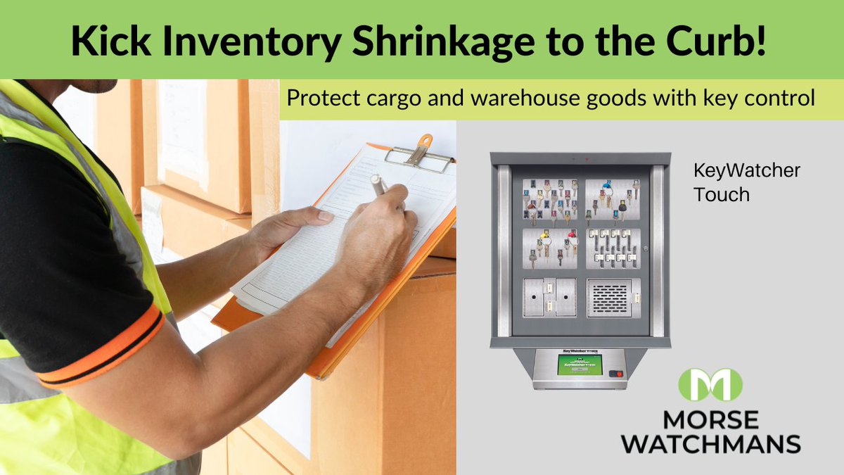 MorseWatchmans1's tweet image. Kick Inventory Shrinkage to the Curb! Protect cargo and warehouse goods with key control.. #DistributionSecurity #KeyControl #SupplyChainSecurity
hubs.li/Q01v0wjr0