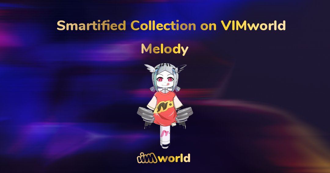 VIMworldGlobal's tweet image. Enjoy singing in the shower? Now you don&apos;t have to. #Smartify your @Melody_SGS NFTs and let #VIMworld hear your voice! This musical collection can now add benefits from our different utility hubs.

#VIMnews #Smartified #NFTs #SmartNFT #Utility