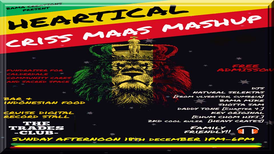 Cruisedigital  will at the #HebdenBridgeTrades Club on Sunday the 18th of December for 1pm to 6pm selling some of the best that Reggae has to offer! #ska #Reggae #LoversRock #Steppas #Roots #Dub #VINYL #TopDJs #Dancehall #Rocksteady Everyone welcome!