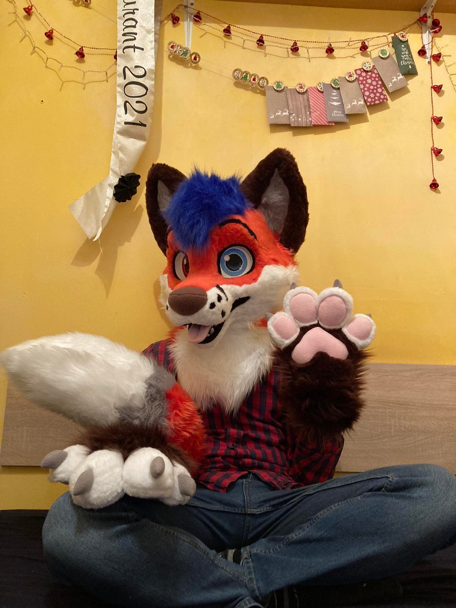 Cophie11's tweet photo. Hewwo. I'm Cophie, nice to meet you. 

✂️@R5suits 
#FursuitFriday https://t.co/QeLrTQrxVs