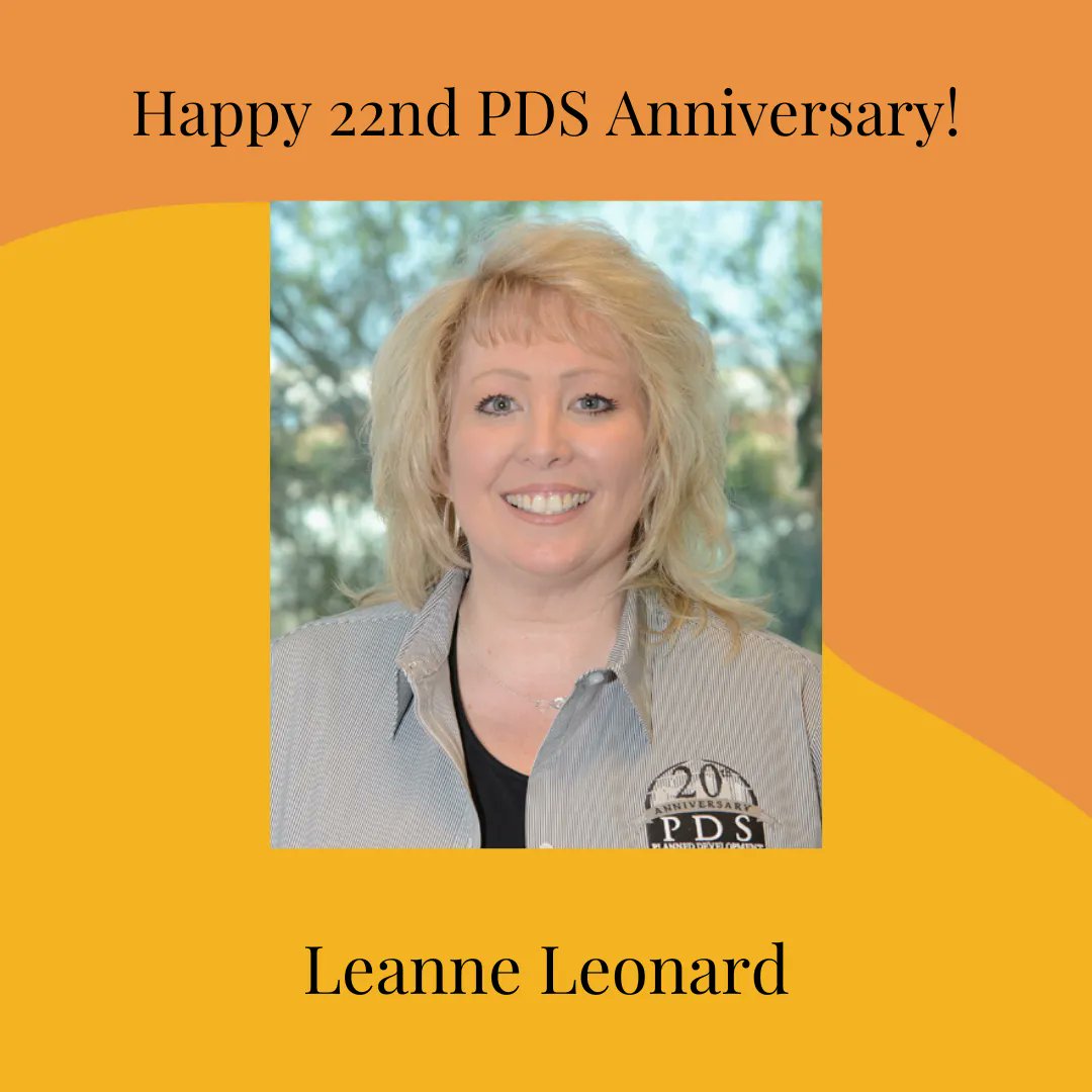 PDS_az's tweet photo. Wow!! 20 years?! Time sure flies when you're having fun! Today is Leanne Leonard's 20th PDS Anniversary!  Thank you, Leanne, for all of your years of hard work and dedication to our communities! You are appreciated.

#HOAManagement
#ArizonaHOA https://t.co/F4pSNFydJO