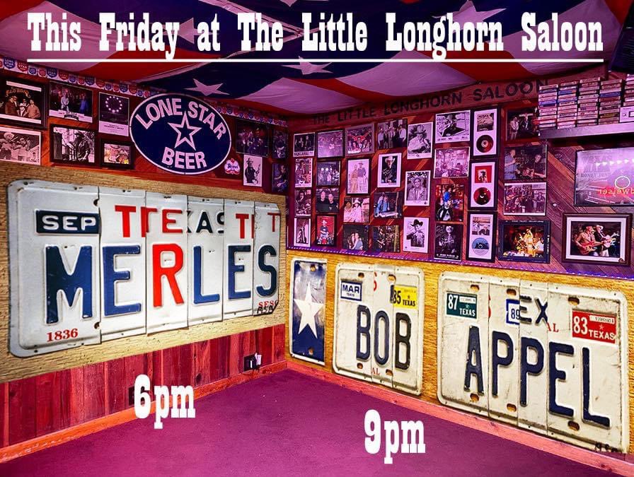 MerlesATX's tweet image. Tonight we’re @TLLonghorn from 6-8p right before our friend Bob Appel at 9p! Make plans!

themerles.com