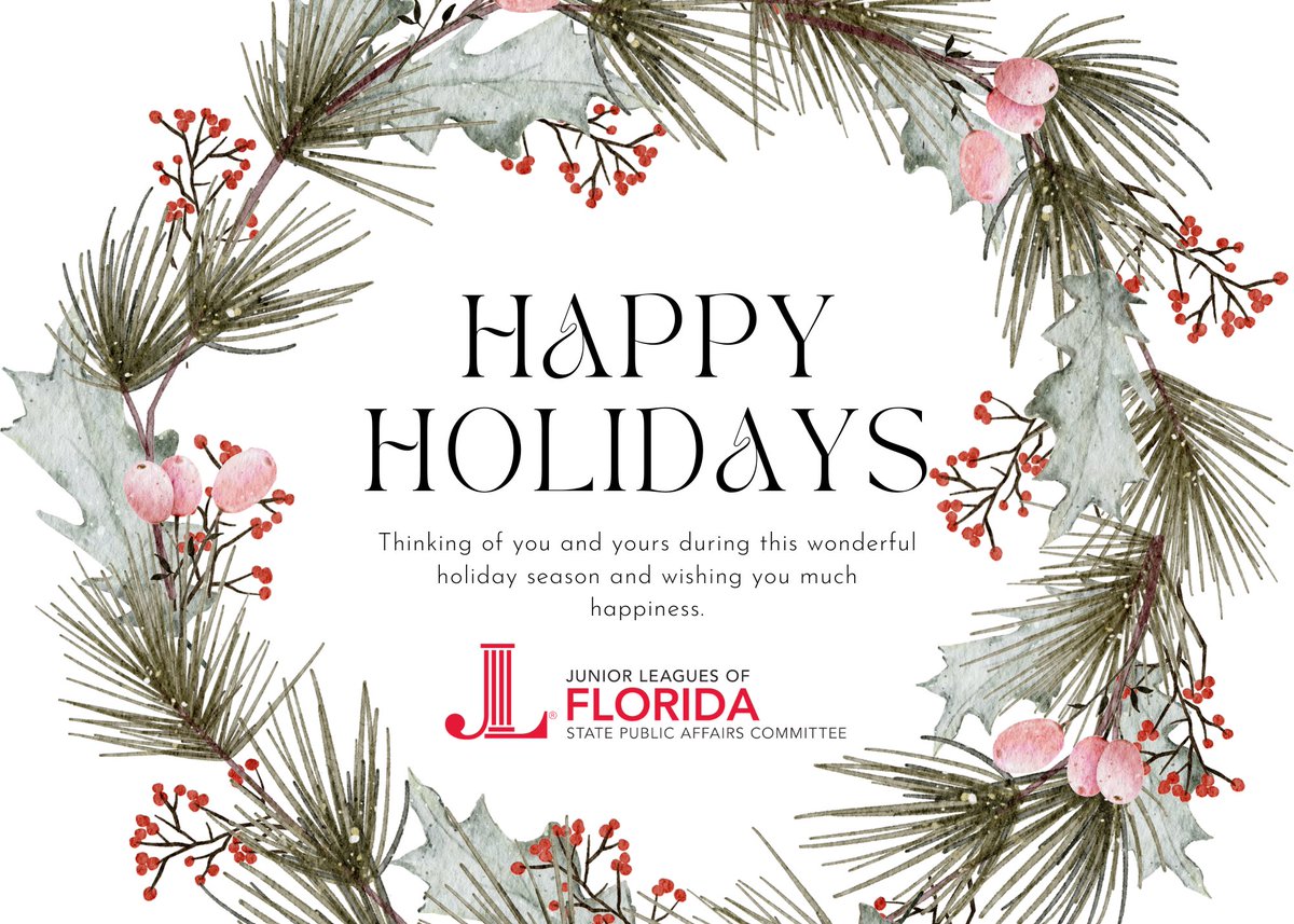Wishing all of our members and their families a wonderful and healthy holiday season!