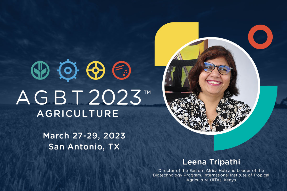 Meet @Leena_Tripathi, one of our #AGBTAg speakers 👋 🟢 The Director of the East Africa Hub 🟢 An Elected Fellow of the @aaas 🟢 Involved in plant biotechnology for more than 25 years Learn more here: rebrand.ly/AGBT-Ag-Speake…