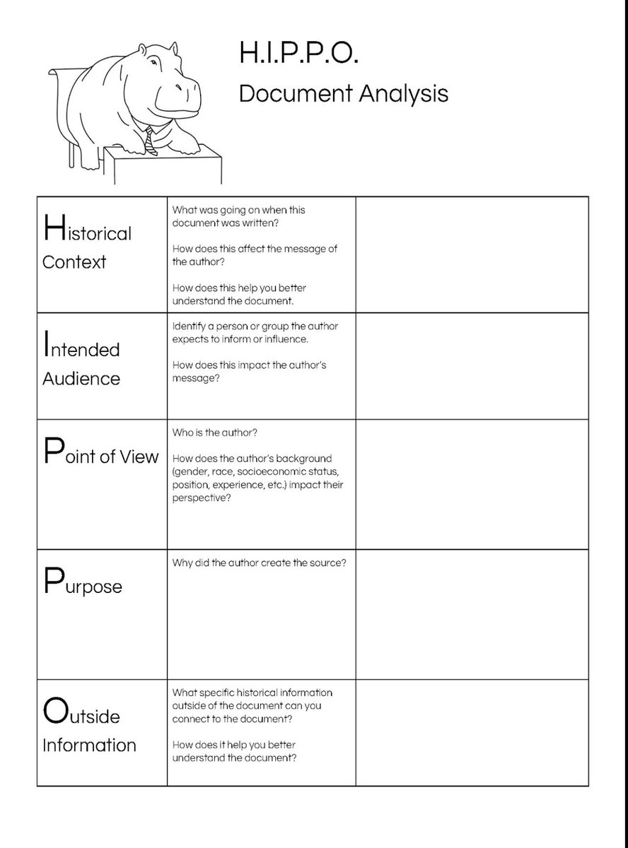 abigail5houston's tweet photo. In 3rd period, we looked at primary sources connected to our current content. We annotated the sources to make connections/better understand the sources. After, we began to apply the HIPPO method to dive deeper. Next, we will write our ideas out. #MVReEnergized @MV_Knights https://t.co/vTVCJSzJ2B