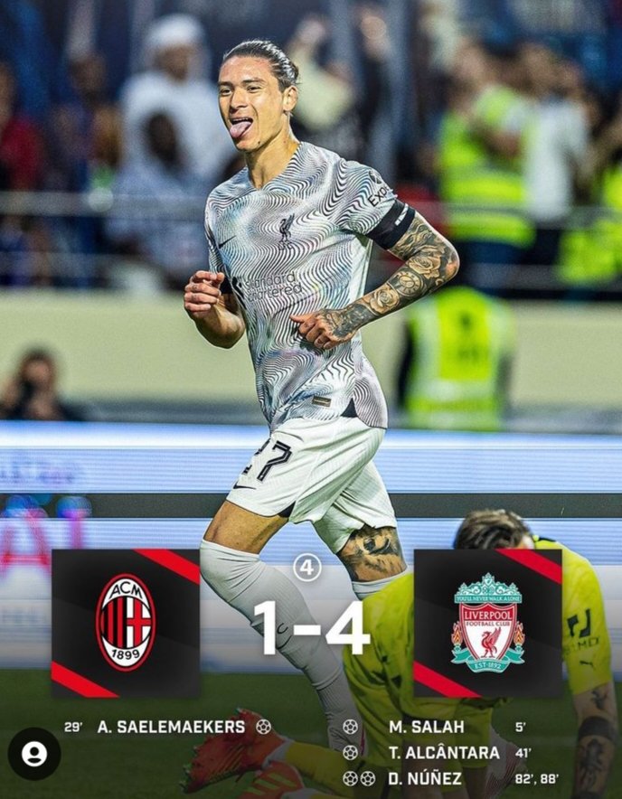 #Liverpool 4 - 1 #AstonVilla