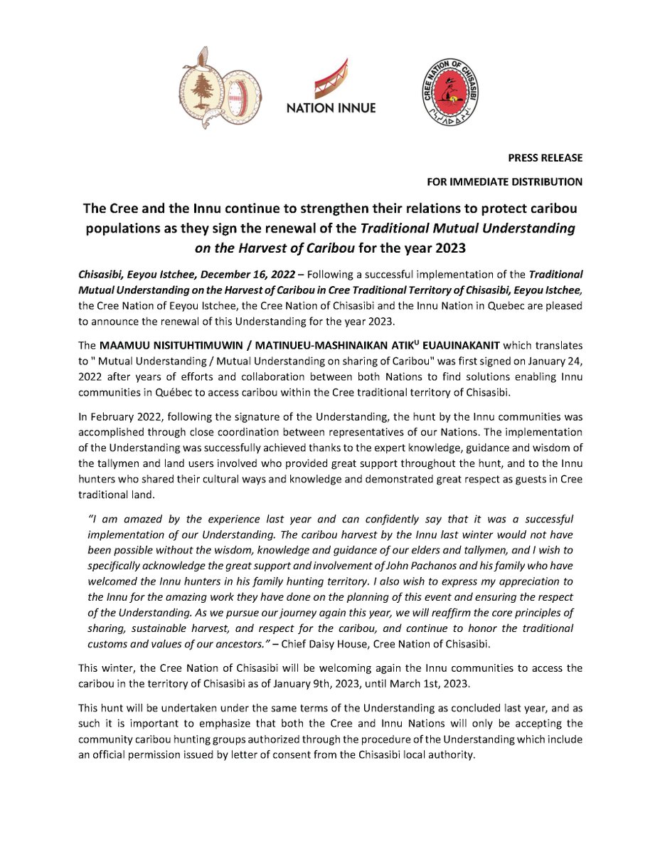 Cree Nation Govt. tweet media