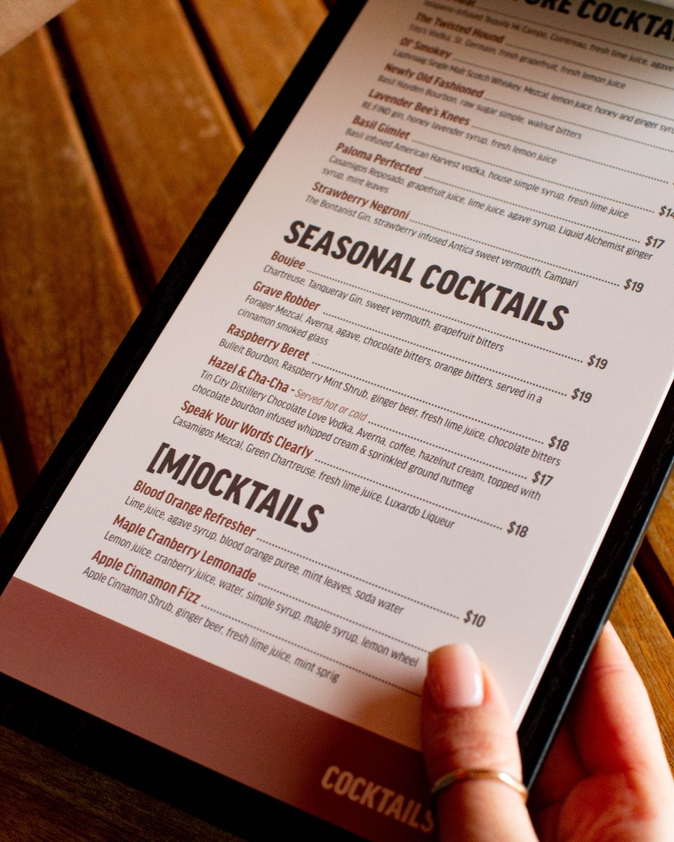 I spy new seasonal cocktails... 👀🥃 Join us at Tetto for new cocktails, mocktails, &amp; improved weatherproofing to keep you cozy while sipping on the rooftop! 

Open Wednesday - Sunday with $4 OFF all menu items Wed, Thurs, Sun from 5-8 PM. Cheers &amp; Happy Holidays!