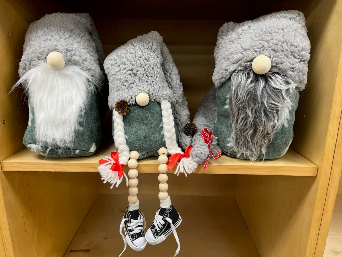 ShipOnSiteSC's tweet photo. Ever see a gnome with hightops?  Locally made, we have gnomes for all occassions on sale!  #ShipOnSite #GiftsOnSite #GnomesOnSite https://t.co/ZEFUIGXF5u