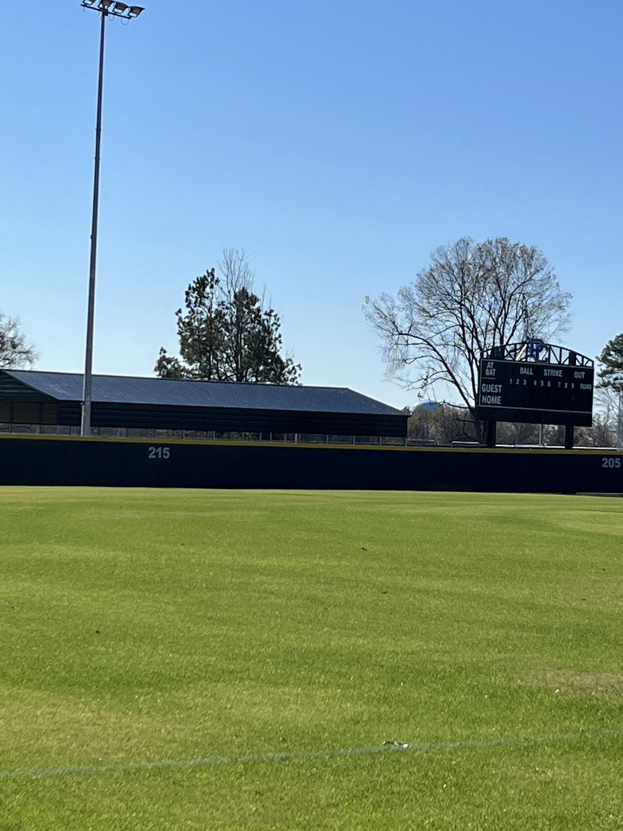 🏗 Construction Update 🚧 This week we hit the highlights. Concrete Pad was poured for the Grandstands. Light Poles were installed for the new LED Lightning System. Covered Hitting Facility was built in the footprint of the old cages.