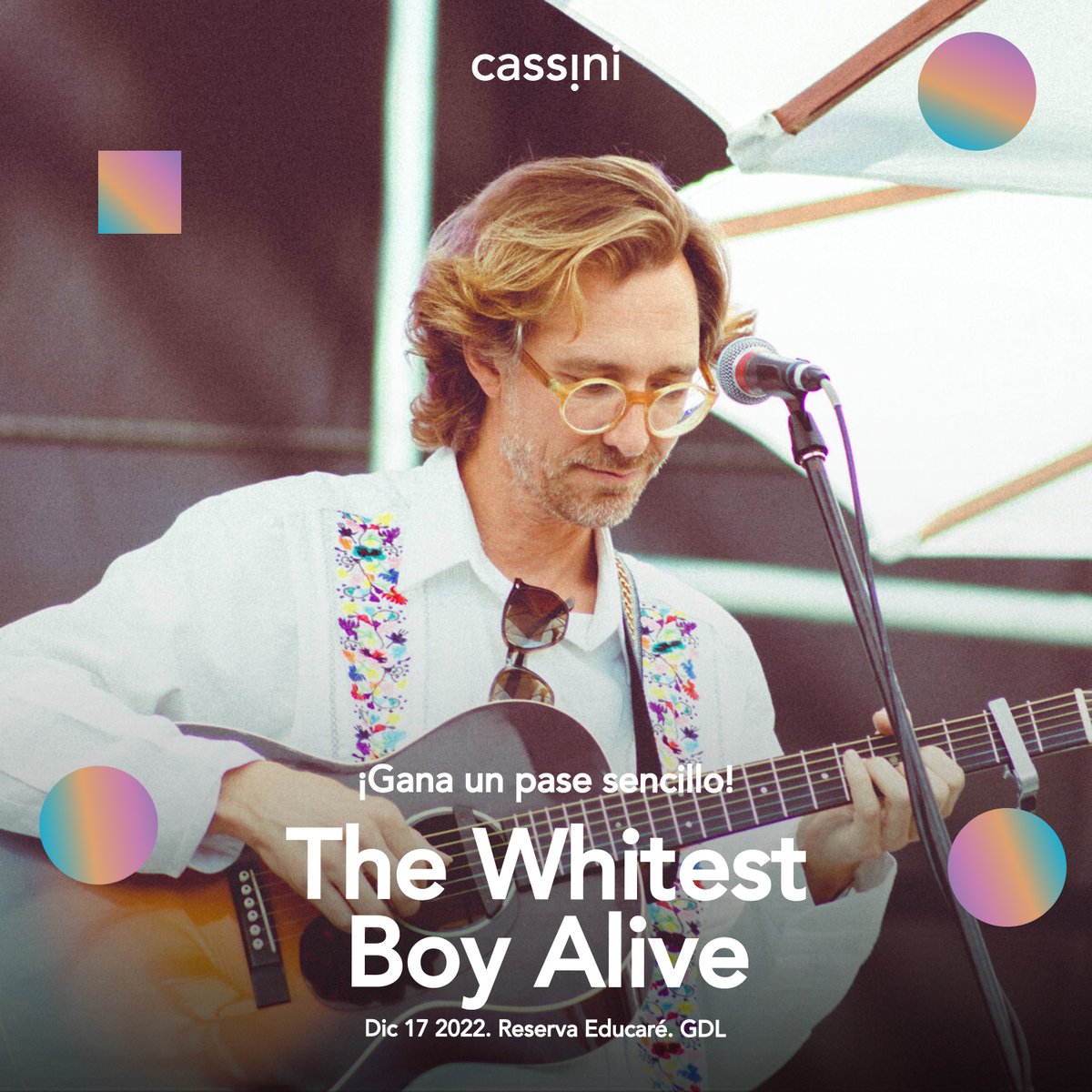 🚨 ¡Cassini te lleva al concierto de The Whitest Boy Alive! 🚨

Lo que tienes que hacer es:
- Seguir a <a href="/cassinimx/">Cassini</a> y <a href="/BackstageMusicM/">Backstage Magazine</a>.
- Mencionar a un amigx abajo.
- Dar like y RT a este tuit

El ganador será anunciadx mañana 17 de diciembre a las 12:00. ¡Suerte a todxs!