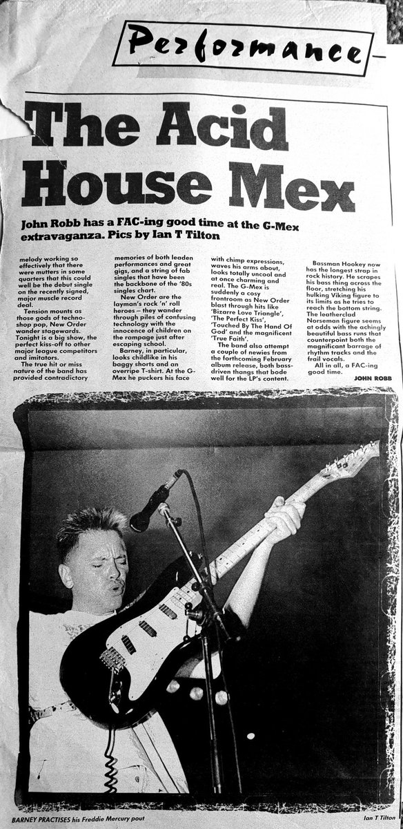 JDNOPICS's tweet photo. #OnThisDay 1988
New Order, A Certain Ratio &amp; Happy Mondays @ G-Mex, Manchester

TBTHOG
Ceremony
True Faith
Vanishing Point
Every Little Counts
Dream Attack
Sub-Culture
Bizarre Love Triangle
Age of Consent
Temptation
TPK
Fine Time 

Music press reviews https://t.co/JaKcVoK26A