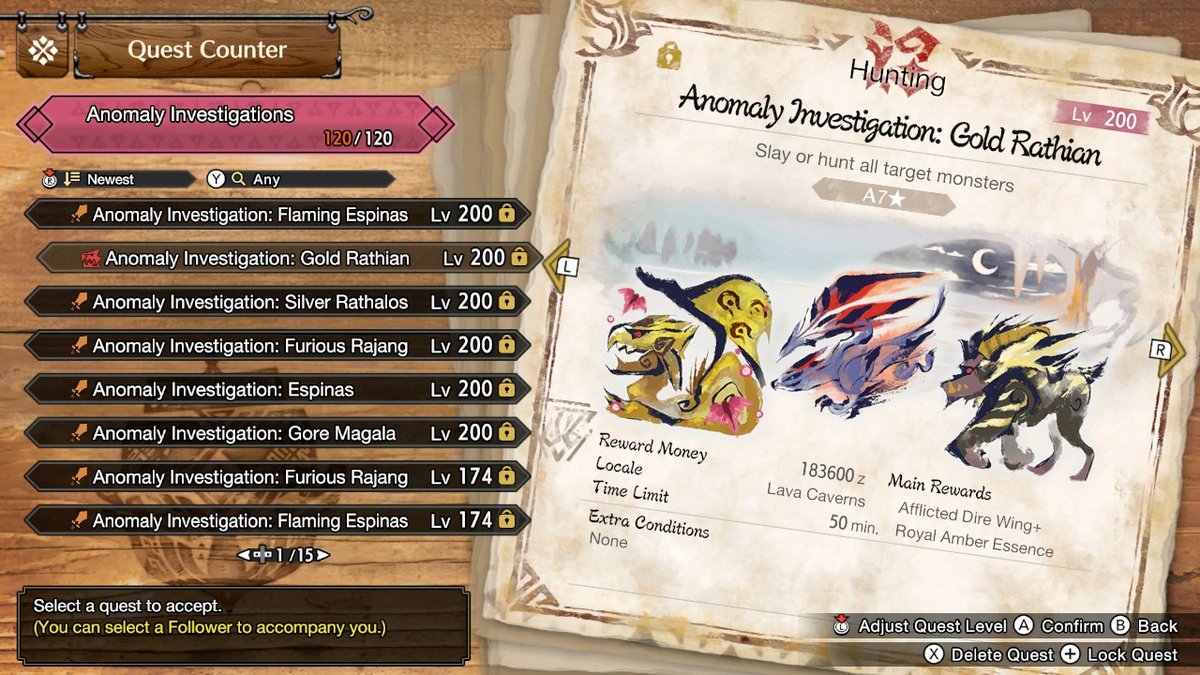 DJNO27432434's tweet photo. #MHRise #MonsterHunterRiseSunbreak #NintendoSwitchOledModel I was doing some guild quests and I got an Interesting hard Lv 200 guild quest. https://t.co/1vPzGBokqv