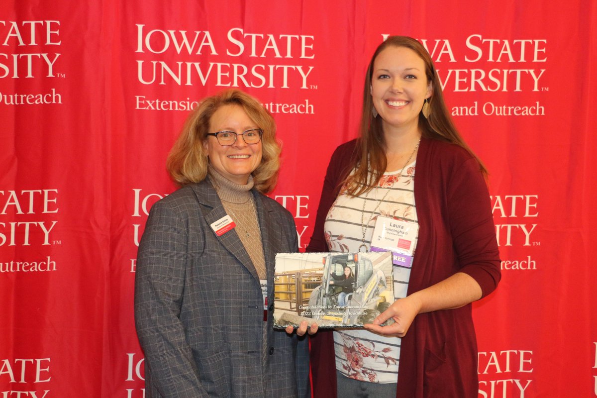 ISUANR's tweet image. Four women making positive changes in Iowa agriculture were honored Nov. 30 at the sixth annual Iowa Women in Ag Leadership Conference organized by Iowa State University Extension and Outreach.

extension.iastate.edu/news/women-imp…