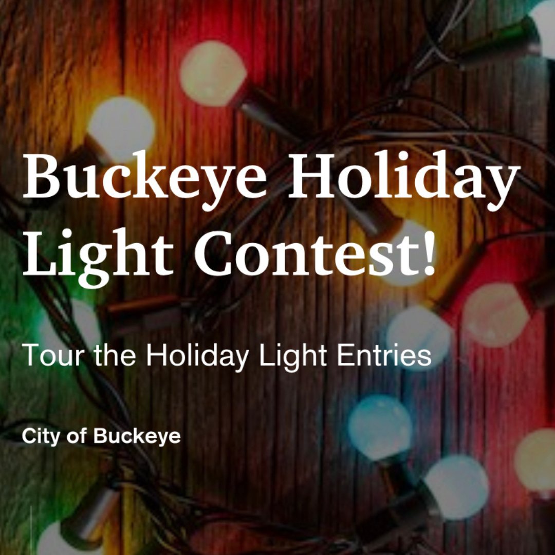 Thank you to all of our entries to the 2022 Holiday 🎄 Lights ✨ Contest! We invite you to take a tour of Buckeye to see these amazing displays. The winners of each category will be announced on December 20th. Find the story map here 👉 arcg.is/ayqGn0