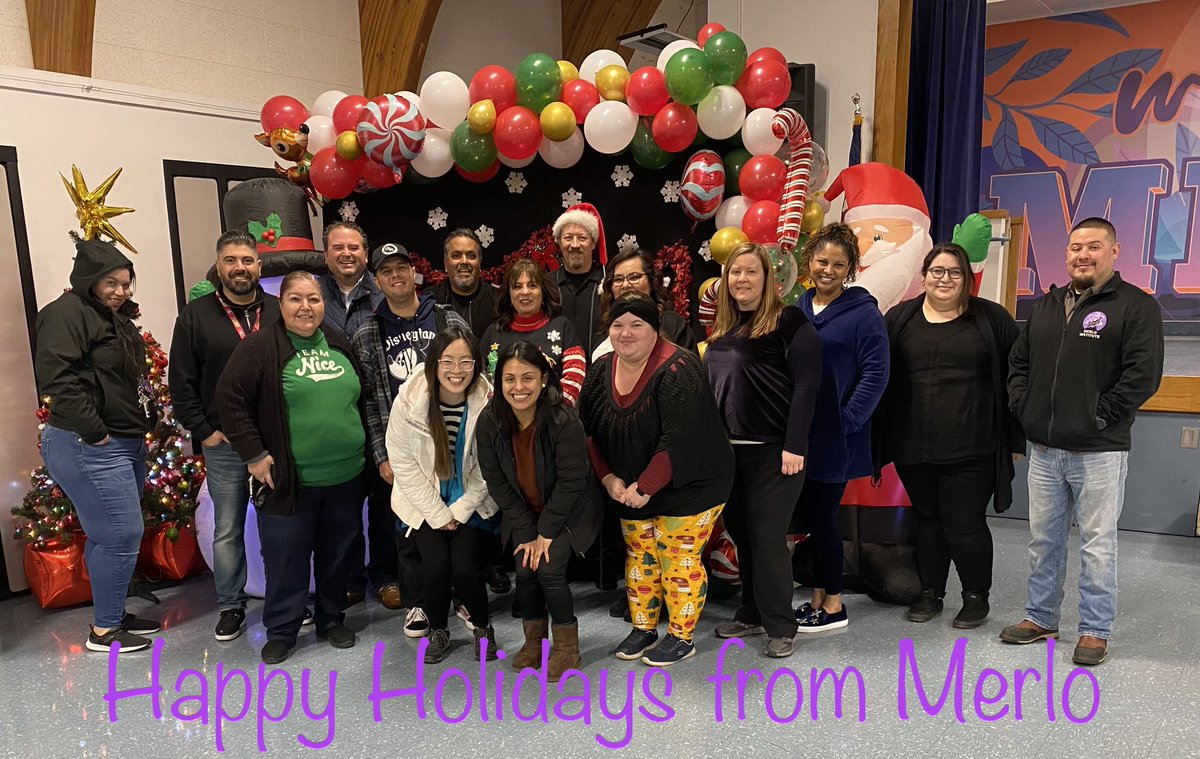 Happy Holidays from the Merlo Family!! Have a wonderful winter break Merlo Wolves!!!