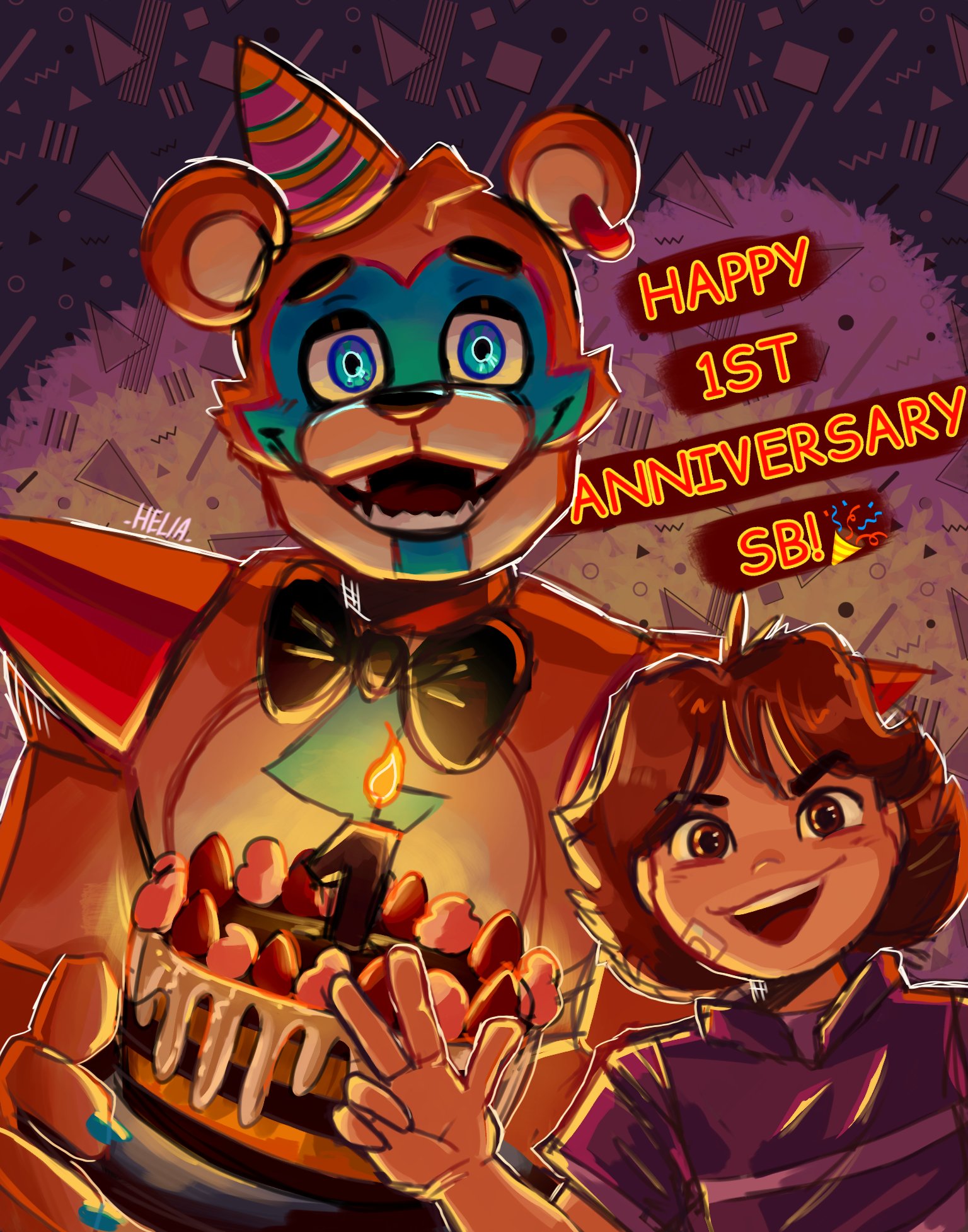 FNAF, Happy 1 Year Anniversary!