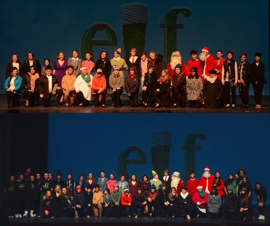 🎄 We're so proud of our Elf cast ! 🎅

Thank you for your hard work, and congratulations, everyone!

Top photo: Friday cast
Bottom photo: Saturday cast 

🌟 You can help us continue our youth musical programs by donating here: app.donorview.com/VjLwz
