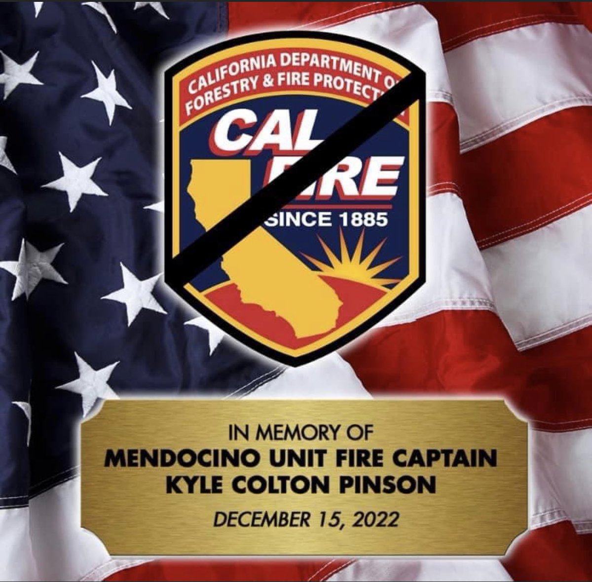 It is with a heavy heart, I regret to inform you of the death of Fire Captain Kyle Colton Pinson last evening.  There are no words that can ease the pain of this moment, and the impact of this tragedy.