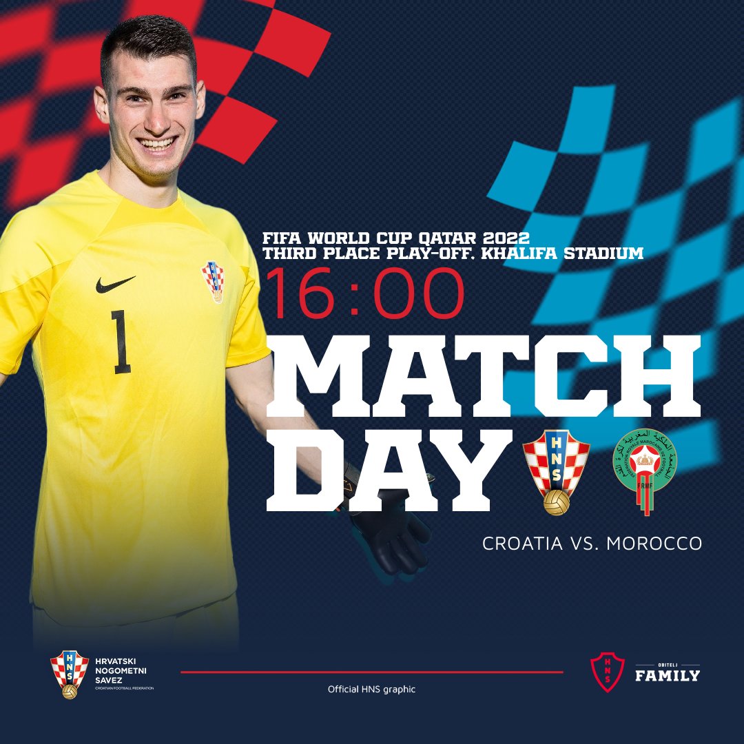 #Croatia's final #FIFAWorldCup appearance in Qatar. In for a medal. 🥉  #CROMAR

#Qatar2022 #Family #Vatreni❤️‍🔥