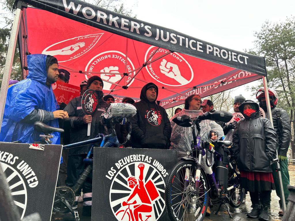 Thank you to everyone that testified, submitted comments and amplified our fight for a Just Pay of $28.82 a hour.

Despite the cold, rainy weather, we rallied for a Just Pay. The companies are trying to divide us by putting workers against workers, and consumers against workers