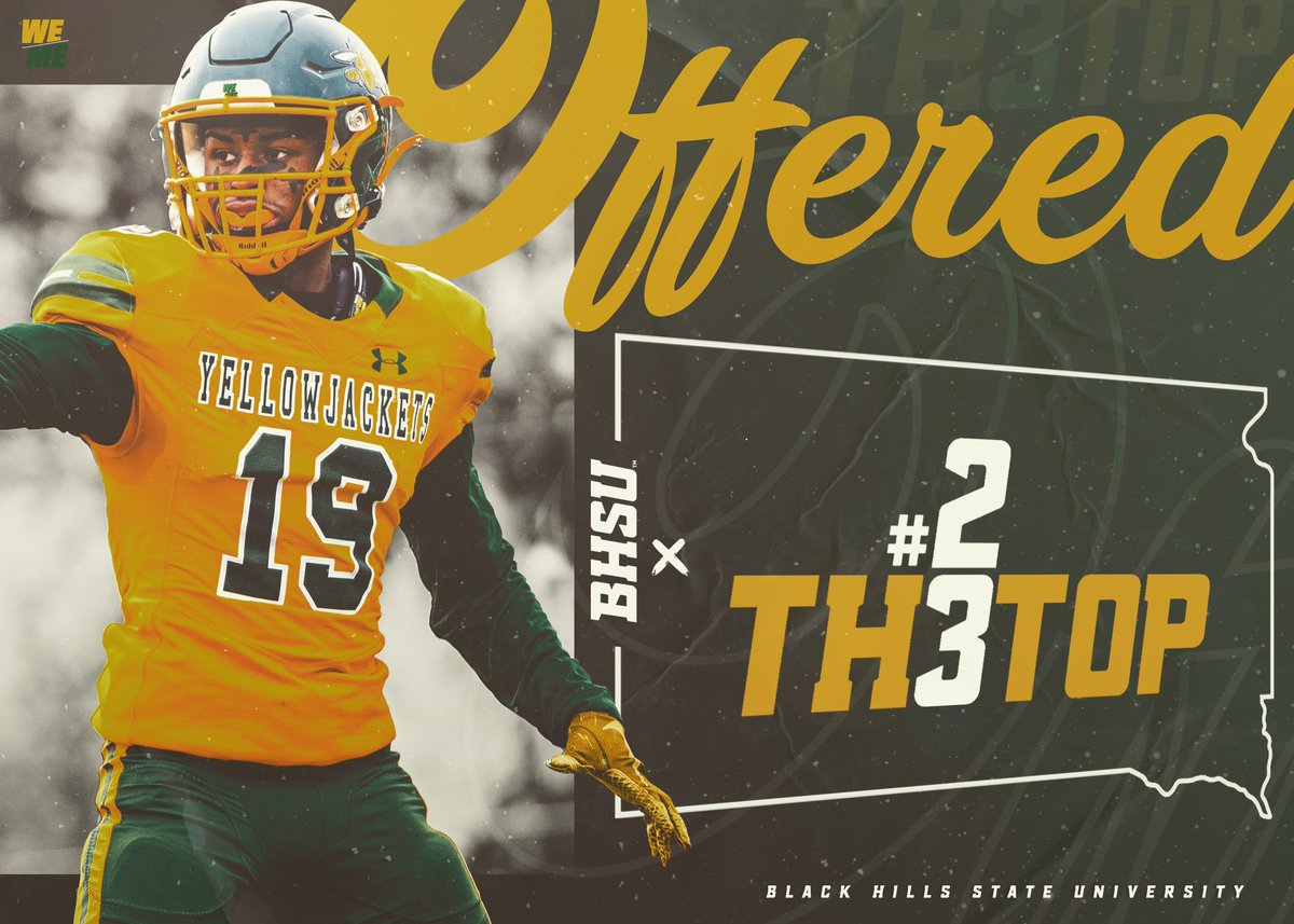 After a great talk with coach <a href="/DavidsonDrake12/">Drake Davidson</a>, I have been offered to continue my athletic career at Black Hills State University!