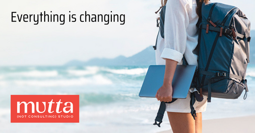 MuttaStudio's tweet photo. The world and organizations are transforming.

A new work ecosystem needs a whole new approach.

MUTTA (Not consulting) Studio
https://t.co/ofBjjkdLYE

#readyforthejouney?

#organizationaltransformation #culturechange #EmployeeExperience https://t.co/52YTRCrdrY
