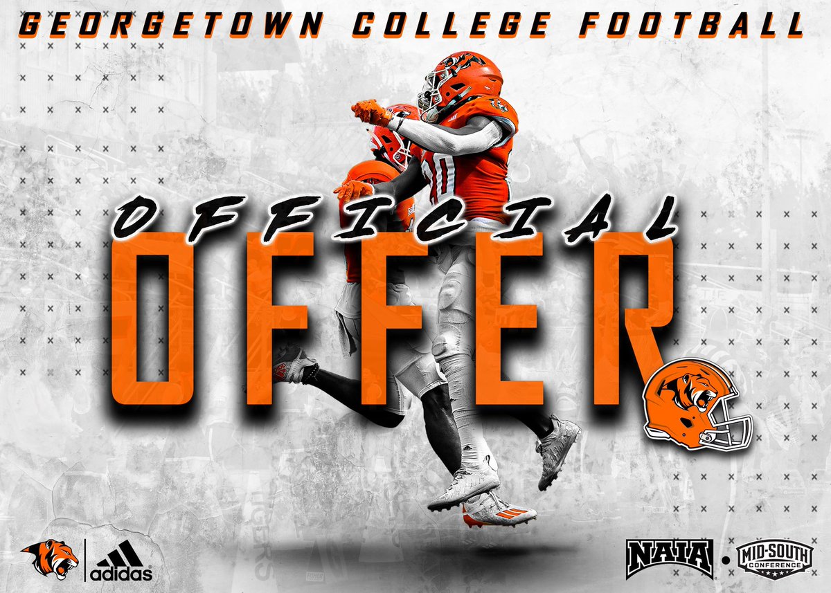 After a great visit today, I’m blessed to receive an offer from Georgetown College! <a href="/Coach_Harmon51/">Coach Matt Harmon</a> <a href="/GtownCoachO/">Chris Oliver</a> <a href="/Watkins_FB/">Warriors</a>