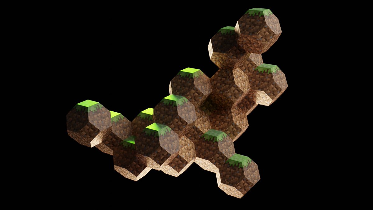 FyorDev's tweet photo. Bitruncated cubic honeycomb #Minecraft #blender https://t.co/SthhspHYSY