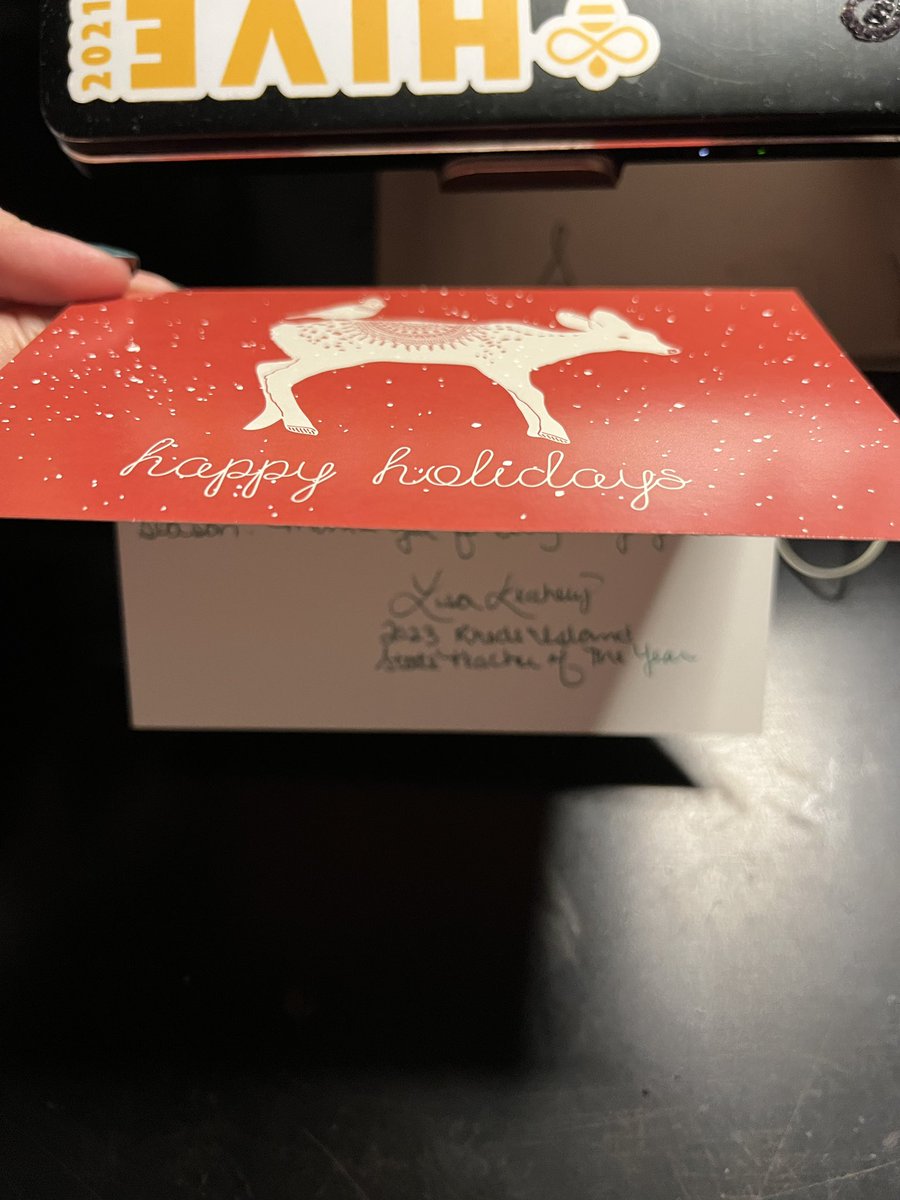 NRScheib's tweet photo. How nice of my State Teacher of the Year to send me a card! Thank you @LisaPas220 #NTOY23 #23RIDTOYs https://t.co/LEg6gwRFOS