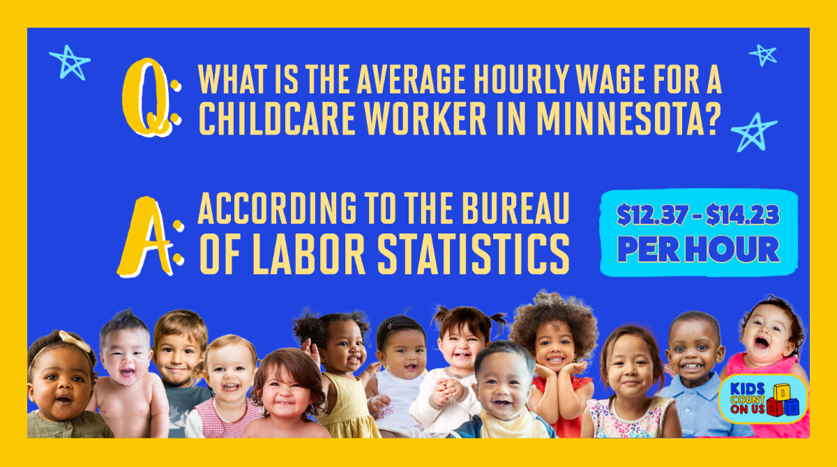 KCOU_MN's tweet image. Here's your answer. This might explain why childcare centers are struggling to hire people - they can't compete with Target!

The only way to raise teacher wages is to publicly fund #childcare (or raise rates for parents, which are already unaffordable. #Fundchildcare #mnleg