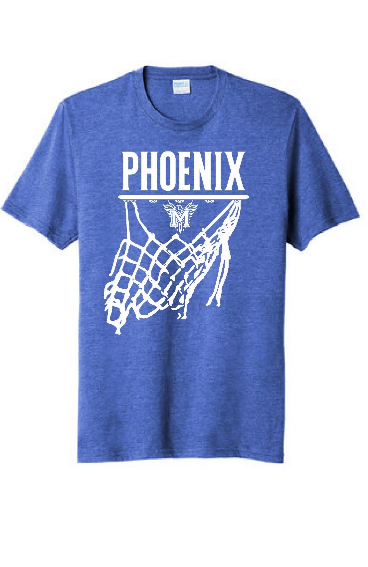 McMichael Fighting Phoenix basketball t-shirts are now on sale at all home games at the concession stand